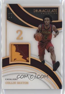2021-22 Panini Immaculate Collection - Patches Jersey Number #PJN-CSX - Collin Sexton /2