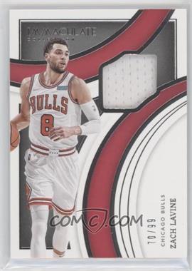 2021-22 Panini Immaculate Collection - Swatches #IHS-ZLV - Zach LaVine /99