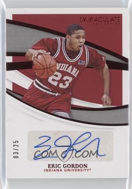 2021-22 Panini Immaculate Collection Collegiate - Immaculate Ink - Red #II-EGO - Eric Gordon /25