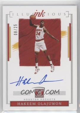 2021-22 Panini Impeccable - Illustrious Ink - Holo Silver #IL-HOW - Hakeem Olajuwon /25