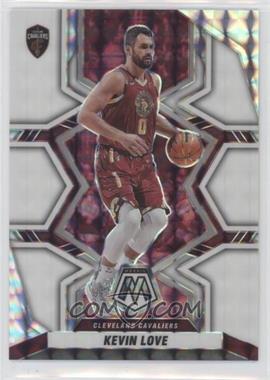 2021-22 Panini Mosaic - [Base] - White Mosaic Prizm #126 - Kevin Love /25