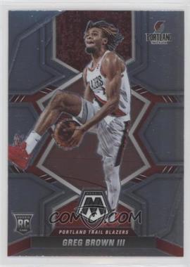 2021-22 Panini Mosaic - [Base] #245 - Rookies - Greg Brown III