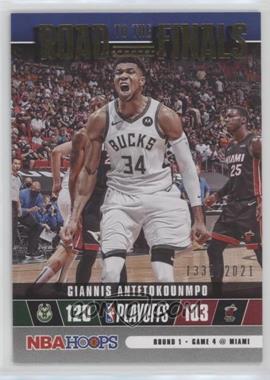 2021-22 Panini NBA Hoops - Road to the Finals #23 - First Round - Giannis Antetokounmpo /2021