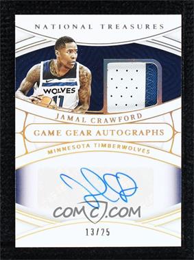 2021-22 Panini National Treasures - Game Gear Autographs - Prime #GGA-JCF - Jamal Crawford /25