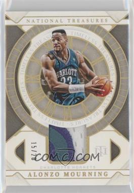 2021-22 Panini National Treasures - Timeless Treasures Materials - Prime #TTM-AMG - Alonzo Mourning /20