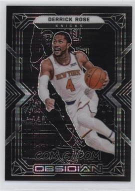 2021-22 Panini Obsidian - [Base] - Electric Etch Asia #38 - Derrick Rose