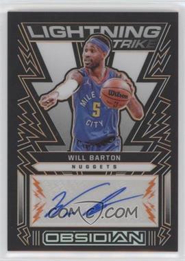 2021-22 Panini Obsidian - Lightning Strike Signatures - Electric Etch Orange #LSS-WBT - Will Barton /35