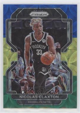 2021-22 Panini Prizm - [Base] - Choice Blue Yellow & Green Prizm #38 - Nicolas Claxton