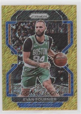 2021-22 Panini Prizm - [Base] - Gold Shimmer Prizm #153 - Evan Fournier /10