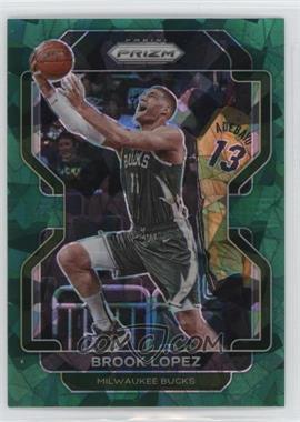 2021-22 Panini Prizm - [Base] - Green Ice Prizm #134 - Brook Lopez