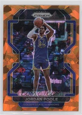 2021-22 Panini Prizm - [Base] - Orange Ice Prizm #222 - Jordan Poole