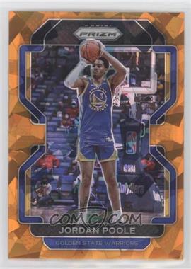 2021-22 Panini Prizm - [Base] - Orange Ice Prizm #222 - Jordan Poole