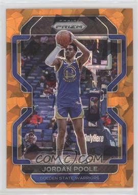 2021-22 Panini Prizm - [Base] - Orange Ice Prizm #222 - Jordan Poole