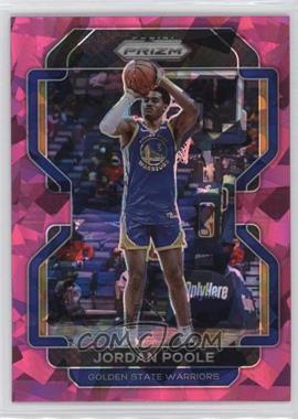 2021-22 Panini Prizm - [Base] - Pink Ice Prizm #222 - Jordan Poole