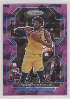 2021-22 Panini Prizm - [Base] - Purple Ice Prizm #124 - Derrick Favors /149