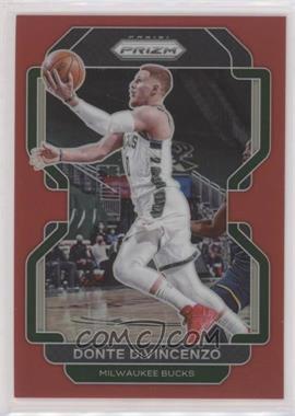 2021-22 Panini Prizm - [Base] - Red Prizm #88 - Donte DiVincenzo /299