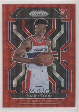 2021-22 Panini Prizm - [Base] - Ruby Wave Prizm #299 - Isaiah Todd