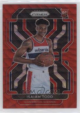 2021-22 Panini Prizm - [Base] - Ruby Wave Prizm #299 - Isaiah Todd