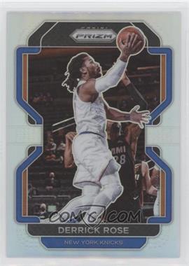 2021-22 Panini Prizm - [Base] - Silver Prizm #82 - Derrick Rose