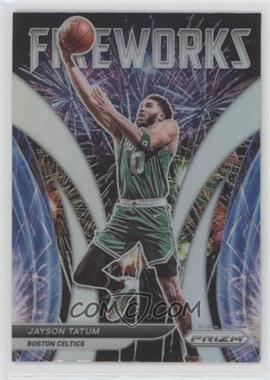 2021-22 Panini Prizm - Fireworks - Silver Prizm #15 - Jayson Tatum