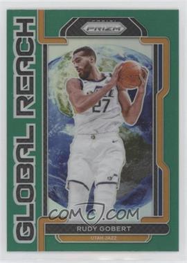 2021-22 Panini Prizm - Global Reach - Green Prizm #9 - Rudy Gobert