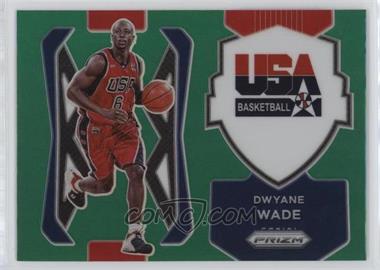 2021-22 Panini Prizm - USA Basketball - Green Prizm #4 - Dwyane Wade