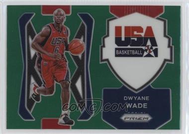 2021-22 Panini Prizm - USA Basketball - Green Prizm #4 - Dwyane Wade