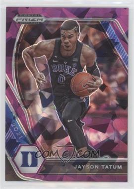 2021-22 Panini Prizm Draft Picks - [Base] - Purple Ice Prizm #61 - Jayson Tatum /149