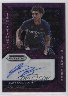 2021-22 Panini Prizm Draft Picks - Sensational Signatures - Purple Circles Prizm #SS-JBO - James Bouknight /50