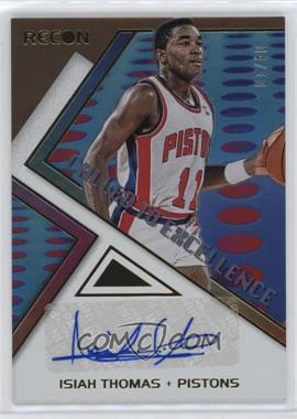 2021-22 Panini Recon - Called to Excellence Signatures - Gold #CES-IST - Isiah Thomas /10