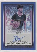 Ziaire Williams #/49