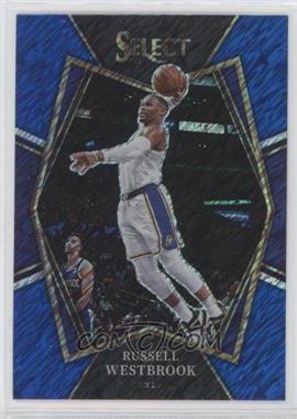 2021-22 Panini Select - [Base] - Blue Shimmer Prizm #189 - Premier Level - Russell Westbrook