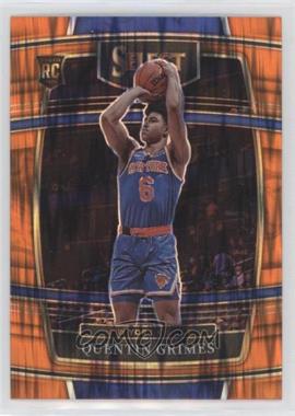 2021-22 Panini Select - [Base] - Orange Flash Prizm #24 - Concourse - Quentin Grimes