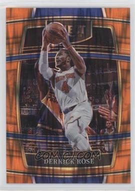 2021-22 Panini Select - [Base] - Orange Flash Prizm #53 - Concourse - Derrick Rose