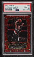 Concourse - Anfernee Simons [PSA 10 GEM MT] #/49