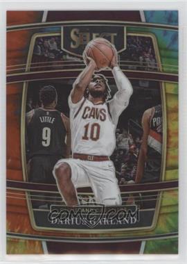 2021-22 Panini Select - [Base] - Tie-Dye Prizm #13 - Concourse - Darius Garland /25