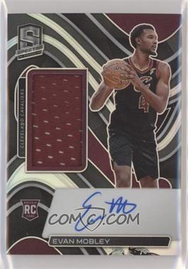 2021-22 Panini Spectra - [Base] #217 - Rookie Jersey Autograph - Evan Mobley /149