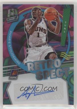 2021-22 Panini Spectra - RetroSpect Autographs - Marble Prizm #RSA-AST - Amar'e Stoudemire /5