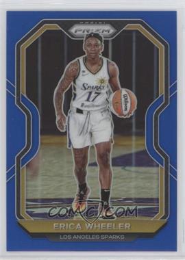 2021 Panini Prizm WNBA - [Base] - Blue Prizm #45 - Erica Wheeler /149