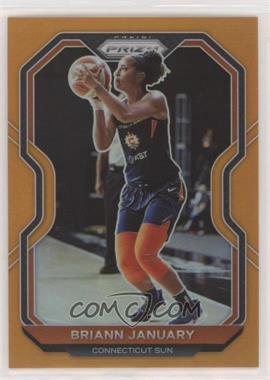 2021 Panini Prizm WNBA - [Base] - Orange Prizm #18 - Briann January /50