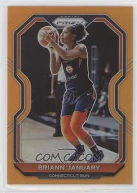 2021 Panini Prizm WNBA - [Base] - Orange Prizm #18 - Briann January /50