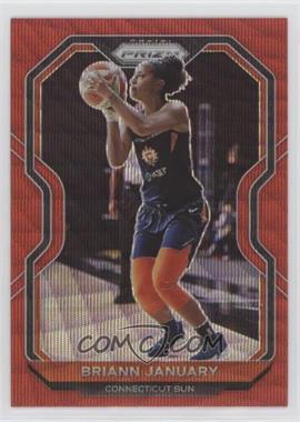 2021 Panini Prizm WNBA - [Base] - Ruby Wave Prizm #18 - Briann January