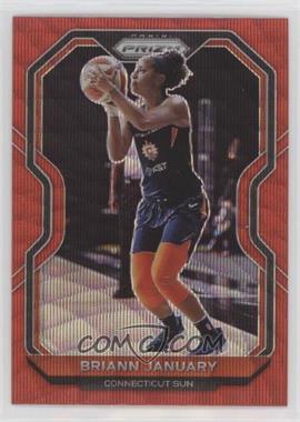 2021 Panini Prizm WNBA - [Base] - Ruby Wave Prizm #18 - Briann January