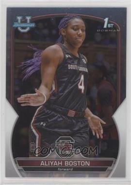 2022-23 Bowman University Chrome - [Base] #5 - Aliyah Boston