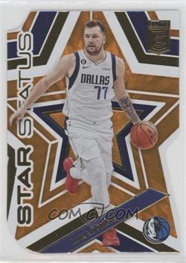 2022-23 Donruss Elite - Star Status - Orange Die-Cut #7 - Luka Doncic