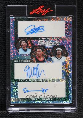 2022-23 Leaf MultiGraphics - HexaGraphics Autographs - Light Blue Sparkles #HG-3 - Chris Bell, TyTy Washington Jr., Skyy Clark, Jalen Hood-Schifino, GG Jackson, Jordan Hawkins /10 [Uncirculated]