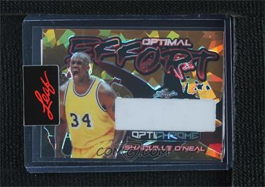2022-23 Leaf Optichrome - Optimal Effort - Pre-Production Proof Orange Crystals Unsigned #OE-SO1 - Shaquille O'Neal /1 [Uncirculated]
