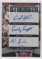 Destanni Henderson, Emily Engstler, NaLyssa Smith #/1