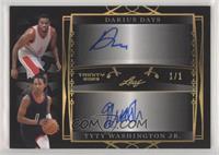 Darius Days, TyTy Washington Jr. #/1