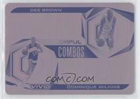 Dee Brown, Dominique Wilkins #/1